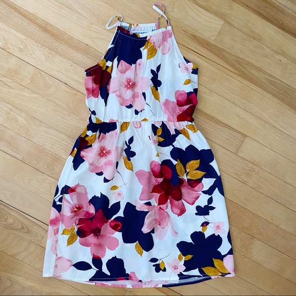 Old Navy Floral Halter Dress - Size M